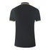 Aquascutum Twin Tipped Collar Brand Logo Black Polo Shirt